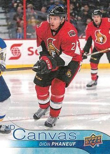 #C61 Dion Phaneuf - Ottawa Senators - 2016-17 Upper Deck - UD Canvas Hockey