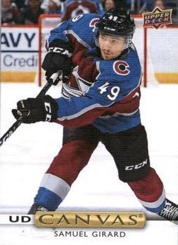 #C61 Samuel Girard - Colorado Avalanche - 2019-20 Upper Deck - UD Canvas Hockey