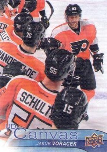 #C62 Jakub Voracek - Philadelphia Flyers - 2016-17 Upper Deck - UD Canvas Hockey
