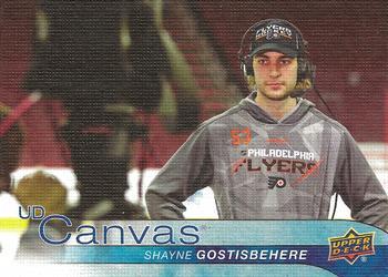 #C63 Shayne Gostisbehere - Philadelphia Flyers - 2016-17 Upper Deck - UD Canvas Hockey