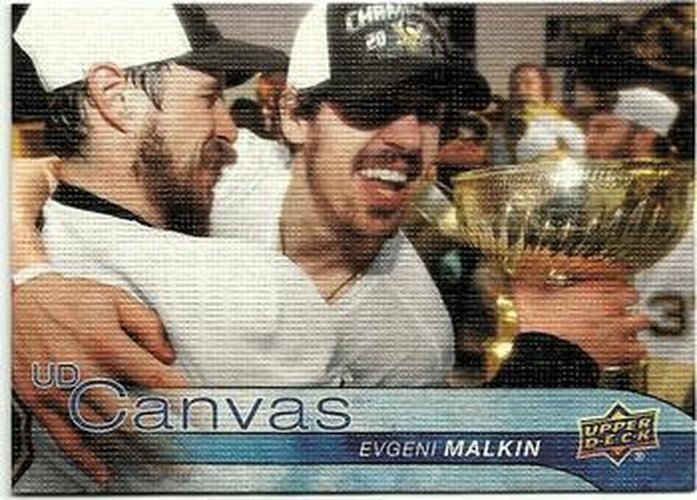 #C64 Evgeni Malkin - Pittsburgh Penguins - 2016-17 Upper Deck - UD Canvas Hockey