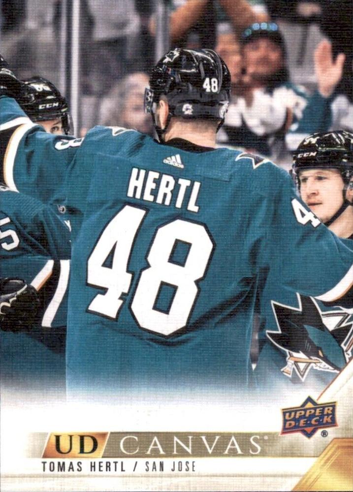 #C65 Tomas Hertl - San Jose Sharks - 2022-23 Upper Deck - UD Canvas Hockey