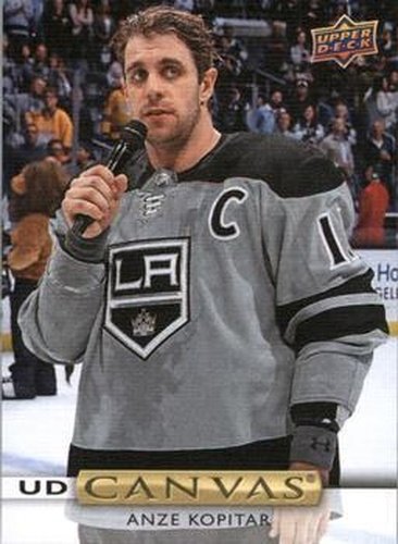 #C68 Anze Kopitar - Los Angeles Kings - 2019-20 Upper Deck - UD Canvas Hockey