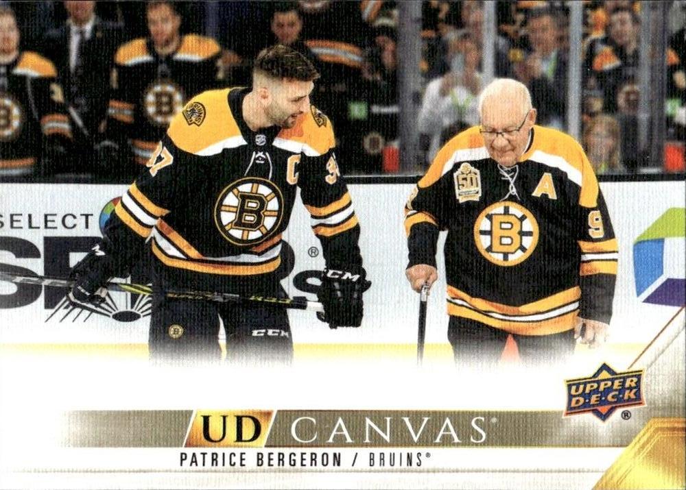 #C6 Patrice Bergeron - Boston Bruins - 2022-23 Upper Deck - UD Canvas Hockey
