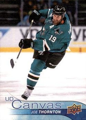 #C70 Joe Thornton - San Jose Sharks - 2016-17 Upper Deck - UD Canvas Hockey