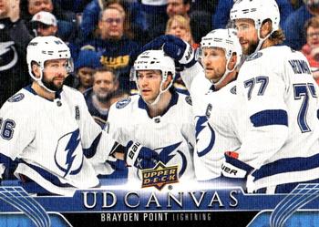 #C72 Brayden Point - Tampa Bay Lightning - 2023-24 Upper Deck - UD Canvas Hockey