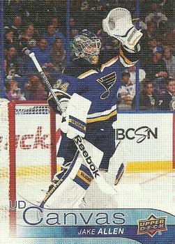 #C73 Jake Allen - St. Louis Blues - 2016-17 Upper Deck - UD Canvas Hockey