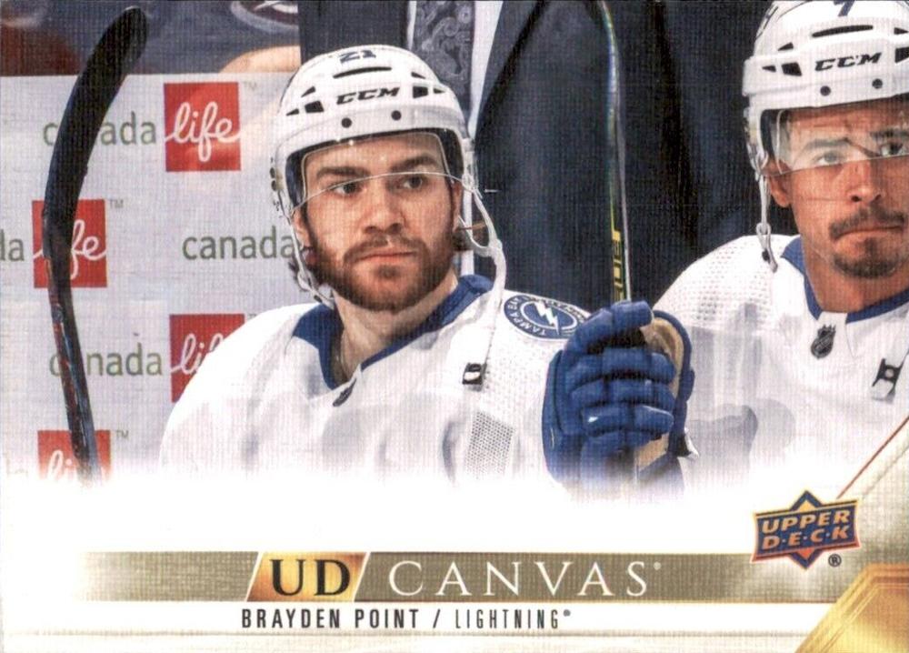 #C73 Brayden Point - Tampa Bay Lightning - 2022-23 Upper Deck - UD Canvas Hockey