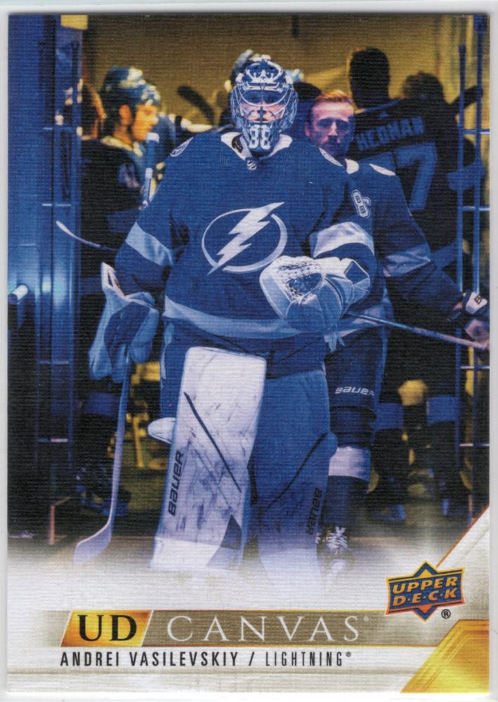 #C74 Andrei Vasilevskiy - Tampa Bay Lightning - 2022-23 Upper Deck - UD Canvas Hockey