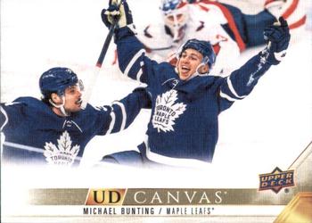 #C75 Michael Bunting - Toronto Maple Leafs - 2022-23 Upper Deck - UD Canvas Hockey