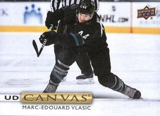 #C75 Marc-Edouard Vlasic - San Jose Sharks - 2019-20 Upper Deck - UD Canvas Hockey