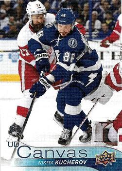 #C75 Nikita Kucherov - Tampa Bay Lightning - 2016-17 Upper Deck - UD Canvas Hockey