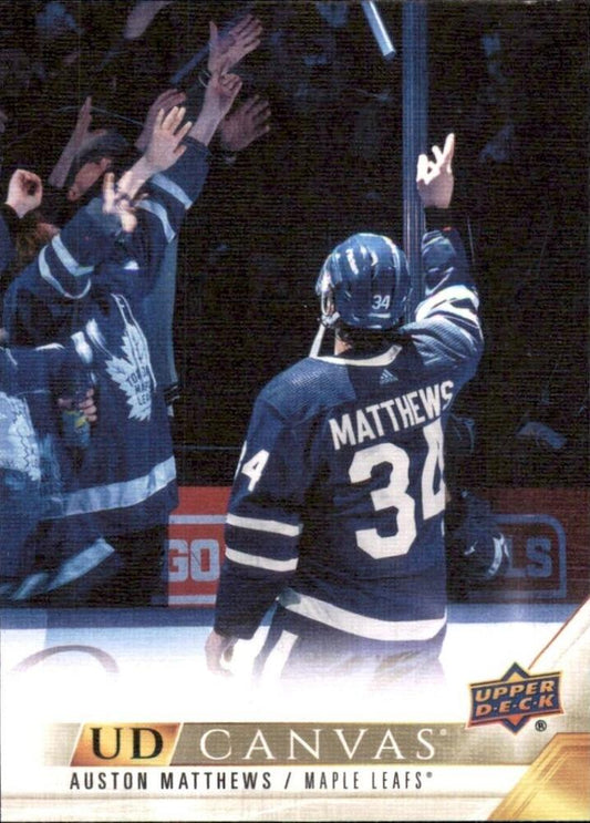 #C76 Auston Matthews - Toronto Maple Leafs - 2022-23 Upper Deck - UD Canvas Hockey