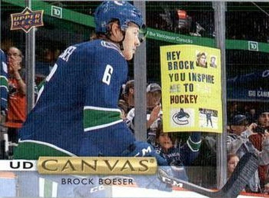 #C76 Brock Boeser - Vancouver Canucks - 2019-20 Upper Deck - UD Canvas Hockey