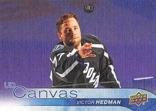#C76 Victor Hedman - Tampa Bay Lightning - 2016-17 Upper Deck - UD Canvas Hockey