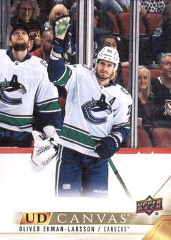 #C80 Oliver Ekman-Larsson - Vancouver Canucks - 2022-23 Upper Deck - UD Canvas Hockey