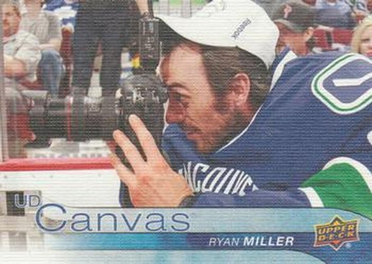 #C81 Ryan Miller - Vancouver Canucks - 2016-17 Upper Deck - UD Canvas Hockey