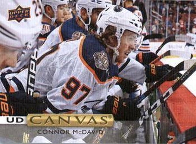 #C84 Connor McDavid - Edmonton Oilers - 2019-20 Upper Deck - UD Canvas Hockey