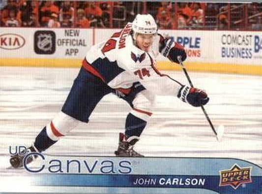 #C84 John Carlson - Washington Capitals - 2016-17 Upper Deck - UD Canvas Hockey