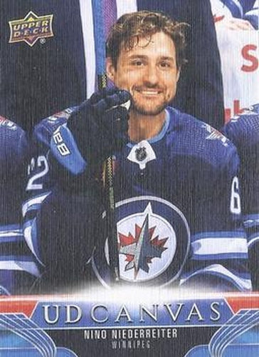 #C87 Nino Niederreiter - Winnipeg Jets - 2023-24 Upper Deck - UD Canvas Hockey