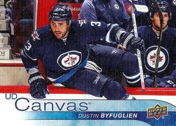 #C87 Dustin Byfuglien - Winnipeg Jets - 2016-17 Upper Deck - UD Canvas Hockey