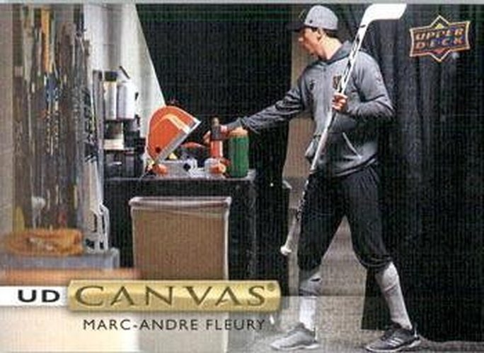 #C87 Marc-Andre Fleury - Vegas Golden Knights - 2019-20 Upper Deck - UD Canvas Hockey
