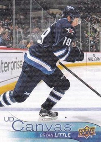 #C88 Bryan Little - Winnipeg Jets - 2016-17 Upper Deck - UD Canvas Hockey