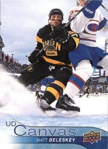 #C8 Matt Beleskey - Boston Bruins - 2016-17 Upper Deck - UD Canvas Hockey