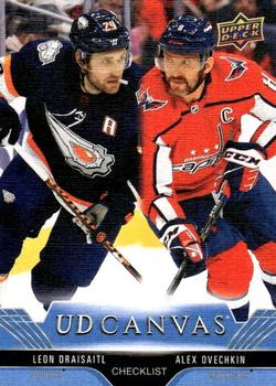 #C90 Leon Draisaitl / Alex Ovechkin - Edmonton Oilers / Washington Capitals - 2023-24 Upper Deck - UD Canvas Hockey