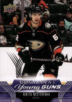 #C92 Nikita Nesterenko - Anaheim Ducks - 2023-24 Upper Deck - UD Canvas Hockey
