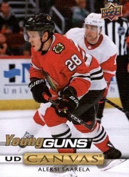 #C92 Aleksi Saarela - Chicago Blackhawks - 2019-20 Upper Deck - UD Canvas Hockey