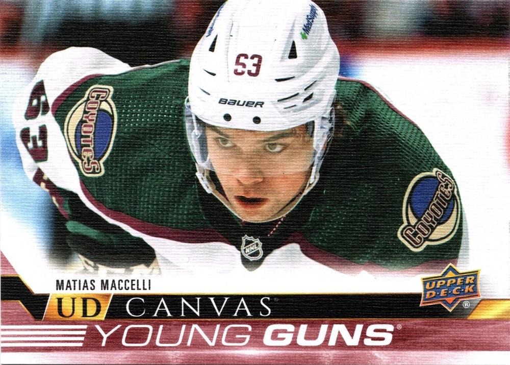 #C94 Matias Maccelli - Arizona Coyotes - 2022-23 Upper Deck - UD Canvas Hockey