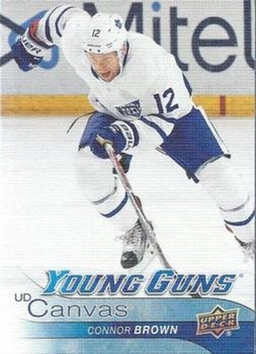#C95 Connor Brown - Toronto Maple Leafs - 2016-17 Upper Deck - UD Canvas Hockey