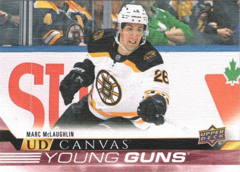 #C96 Marc McLaughlin - Boston Bruins - 2022-23 Upper Deck - UD Canvas Hockey