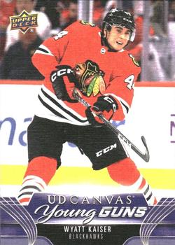 #C98 Wyatt Kaiser - Chicago Blackhawks - 2023-24 Upper Deck - UD Canvas Hockey