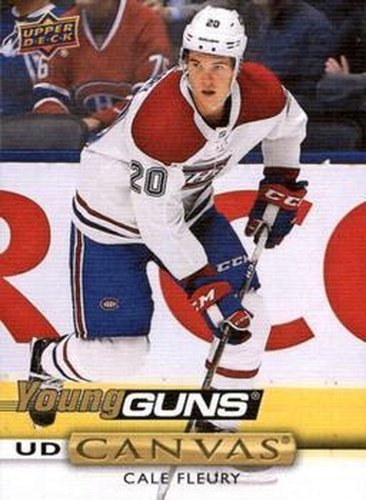 #C99 Cale Fleury - Montreal Canadiens - 2019-20 Upper Deck - UD Canvas Hockey