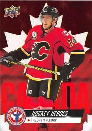 #CAN-12 Theoren Fleury - Calgary Flames - 2022 Upper Deck National Hockey Card Day Canada Hockey