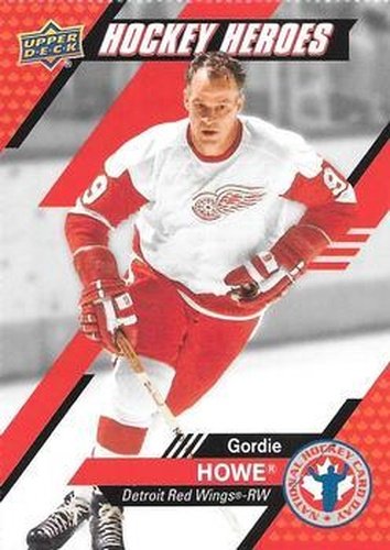 #CAN-15 Gordie Howe - Detroit Red Wings - 2021 Upper Deck National Hockey Card Day Canada Hockey
