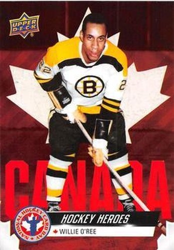 #CAN-15 Willie O'Ree - Boston Bruins - 2022 Upper Deck National Hockey Card Day Canada Hockey