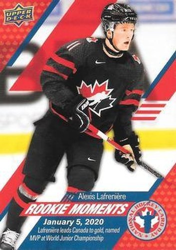 #CAN-16 Alexis Lafreniere - Canada - 2021 Upper Deck National Hockey Card Day Canada Hockey