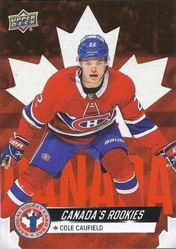 #CAN-1 Cole Caufield - Montreal Canadiens - 2022 Upper Deck National Hockey Card Day Canada Hockey