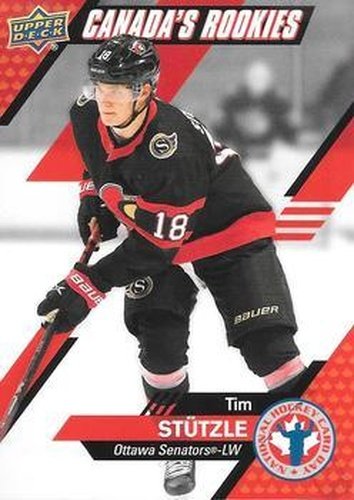 #CAN-1 Tim Stutzle - Ottawa Senators - 2021 Upper Deck National Hockey Card Day Canada Hockey