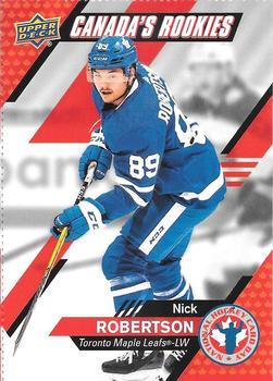 #CAN-2 Nick Robertson - Toronto Maple Leafs - 2021 Upper Deck National Hockey Card Day Canada Hockey