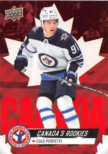 #CAN-4 Cole Perfetti - Winnipeg Jets - 2022 Upper Deck National Hockey Card Day Canada Hockey