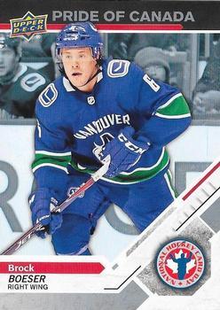 #CAN-6 Brock Boeser - Vancouver Canucks - 2019 Upper Deck National Hockey Card Day Canada Hockey