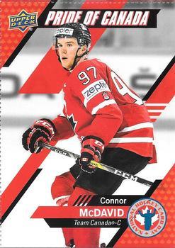 #CAN-6 Connor McDavid - Canada - 2021 Upper Deck National Hockey Card Day Canada Hockey