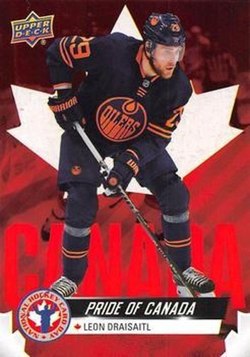 #CAN-6 Leon Draisaitl - Edmonton Oilers - 2022 Upper Deck National Hockey Card Day Canada Hockey