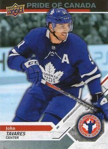 #CAN-7 John Tavares - Toronto Maple Leafs - 2019 Upper Deck National Hockey Card Day Canada Hockey
