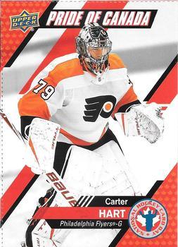 #CAN-8 Carter Hart - Philadelphia Flyers - 2021 Upper Deck National Hockey Card Day Canada Hockey