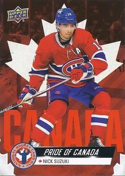 #CAN-9 Nick Suzuki - Montreal Canadiens - 2022 Upper Deck National Hockey Card Day Canada Hockey